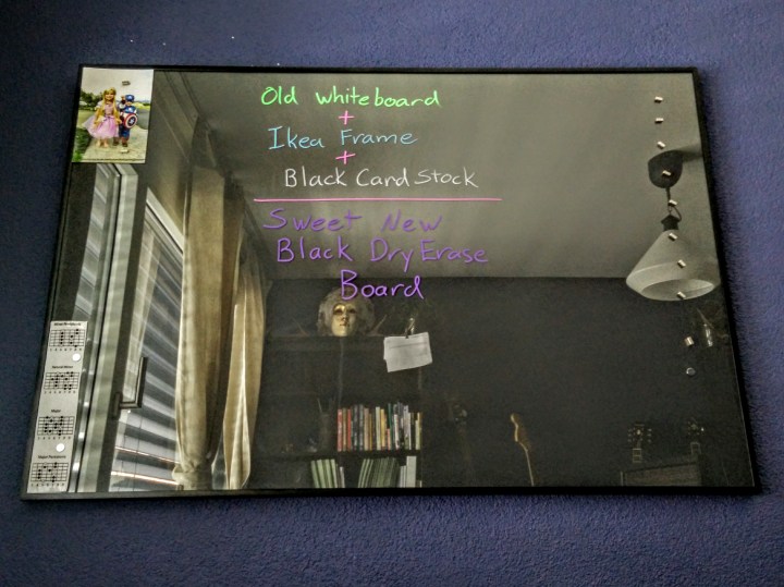 Black Dry Erase Board